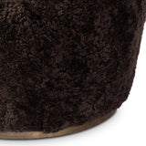 Aurora Swivel Chair - Cocoa Shearling