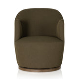 Aurora Swivel Chair - Fiqa Boucle Olive - FIQA Boucle Olive
