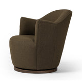 Aurora Swivel Chair - Fiqa Boucle Olive - FIQA Boucle Olive