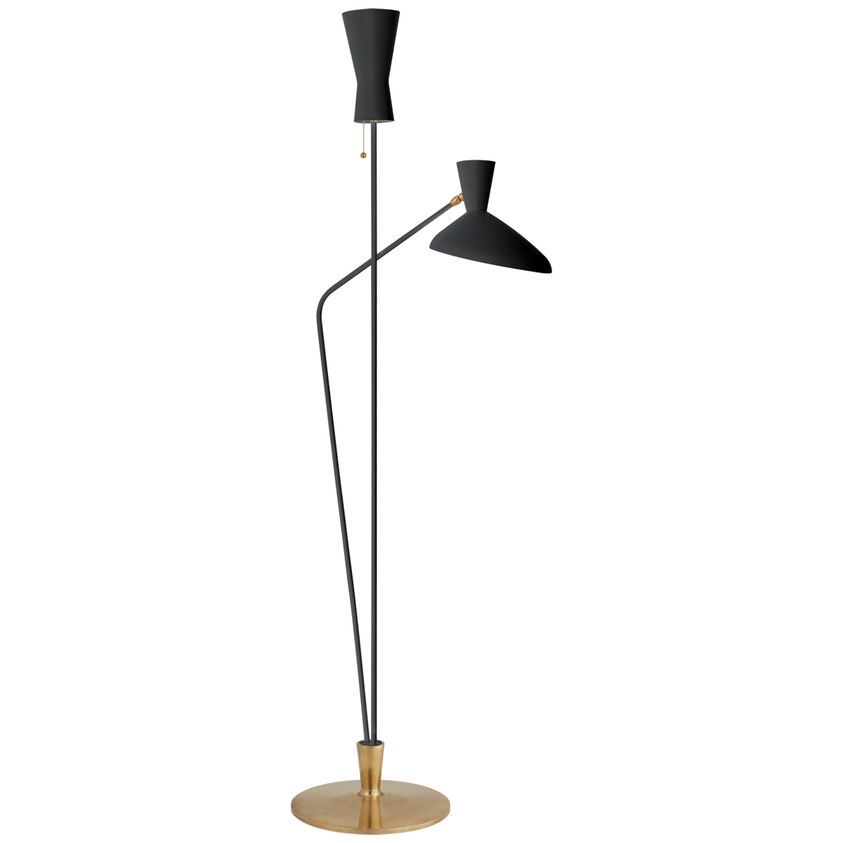 Austen Large Dual Function Matte Black Floor Lamp | ready to ship!