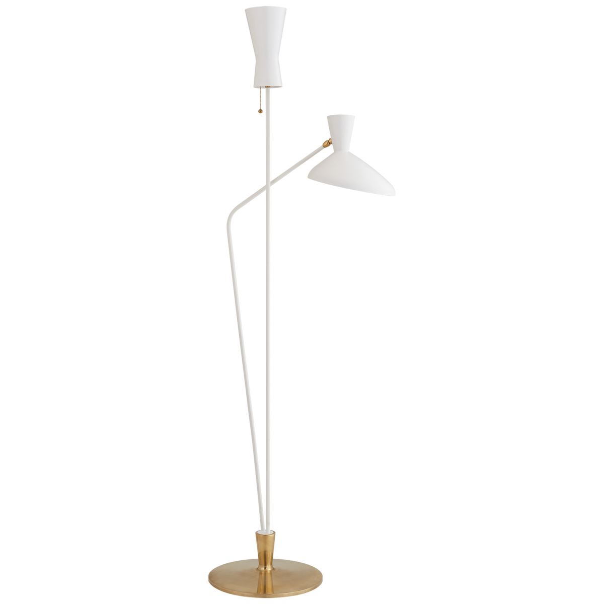Austen Large Dual Function Matte White Floor Lamp | ready to ship!