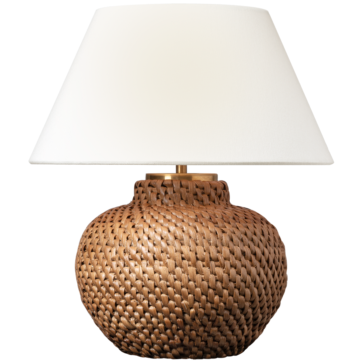Avedon 11" Cordless Natural Rattan Accent Lamp | shipping 10/06/2025