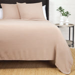 <p>Balboa Bamboo Waffle Blanket – Lightweight Comfort and Timeless StyleThis luxury waffle blanket complements any bedding aesthetic, transforming your room into a serene retreat. Made of 100% rayon sourced from bamboo, it offers natural temperature-regulating and moisture-wicking properties ideal for every season. Amethyst Home provides interior design, new construction, custom furniture, and area rugs in the Park City metro area