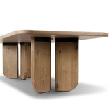 Baloro Dining Table 108" - Warm Oak Thick Veneer | shipping 09/25/2026