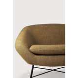Seeking its inspiration from the 50s, the Barrow lounge chair has an irresistible vintage vibe. The lightness of the metal foot base teamed with premium upholstery are a timeless addition to any space. Let yourself melt into the warm embrace of this incredibly comfortable chair.Weight : 42 lb Dimensions: 31. Amethyst Home provides interior design, new construction, custom furniture, and area rugs in the Winter Garden metro area