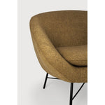 Seeking its inspiration from the 50s, the Barrow lounge chair has an irresistible vintage vibe. The lightness of the metal foot base teamed with premium upholstery are a timeless addition to any space. Let yourself melt into the warm embrace of this incredibly comfortable chair.Weight : 42 lb Dimensions: 31. Amethyst Home provides interior design, new construction, custom furniture, and area rugs in the Winter Garden metro area