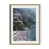 Beach In Positano by Slim Aarons - White Oak