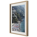 Beach In Positano by Slim Aarons - White Oak