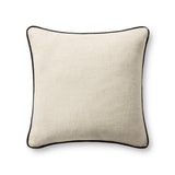 Jeremiah Brent x Loloi  Hudson Natural / Black Pillow