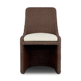 Blaire Outdoor Dining Chair - Tanned Weave - Vergo Cream