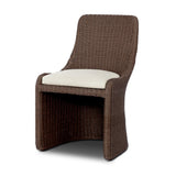 Blaire Outdoor Dining Chair - Tanned Weave - Vergo Cream