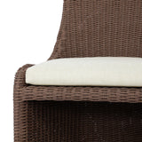 Blaire Outdoor Dining Chair - Tanned Weave - Vergo Cream