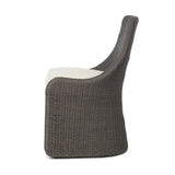 Blaire Outdoor Dining Chair - Vintage Taupe - Vergo Cream