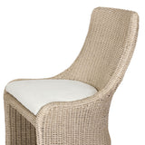 Blaire Outdoor Dining Chair - Vintage White - Arashi Salt | shipping 08/07/2026