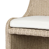 Blaire Outdoor Dining Chair - Vintage White - Arashi Salt | shipping 08/07/2026