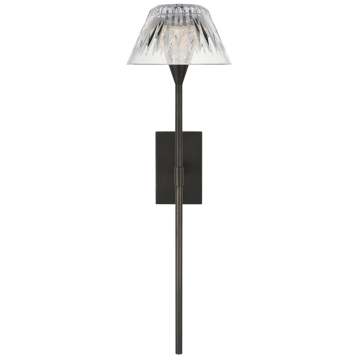 Featuring Blaze 19" Tail Sconce Bronze by Visual Comfort at Amethyst Home. Blaze 19" Tail Sconce in Bronze with Clear Crystal
Overall Dimensions: 5.75" L x 5.75" W x 19" HWeight : 5 lbs.. Amethyst Home provides interior design, new construction, custom furniture, and area rugs in the Charlotte metro area