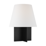 Featuring Blocco Small Table Lamp Midnight Black by Visual Comfort at Amethyst Home. Enhance your living space with the Blocco Small Table Lamp. The sleek and modern design boasts a sophisticated midnight black finish, adding a touch of elegance to any room. With its soft and warm lighting, this lamp creates a cozy atmosphere perfect for unwinding after a long day.
Overall Dimensions:. Amethyst Home provides interior design, new construction, custom furniture, and area rugs in the Miami metro area