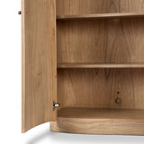 Boa 4-Door Cabinet - Sandy Mindi Veneer | shipping 12/10/2026
