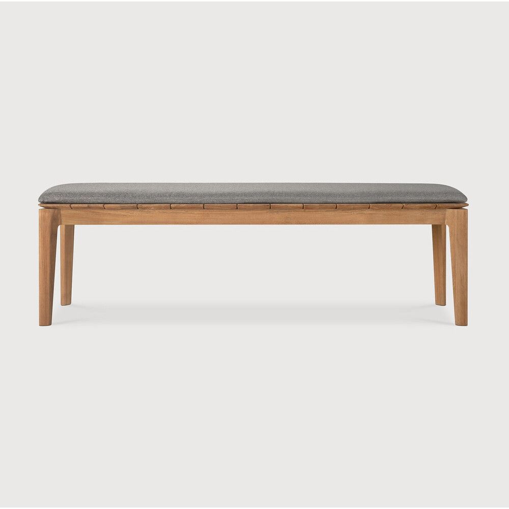 Featuring Bok Mocha Teak Outdoor Bench by Ethnicraft at Amethyst Home. Reminiscent of a goat's curved horns, the Bok collection combines sculptural elegance and contemporary crafting into a graceful and airy form. Taking the quality design of the Bok collection outdoors, the Bok outdoor bench pairs perfectly with the Bok dining table, but also as a standalone outdoor seating opti. Amethyst Home provides interior design, new construction, custom furniture, and area rugs in the Scottsdale metro area