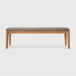 Featuring Bok Mocha Teak Outdoor Bench by Ethnicraft at Amethyst Home. Reminiscent of a goat's curved horns, the Bok collection combines sculptural elegance and contemporary crafting into a graceful and airy form. Taking the quality design of the Bok collection outdoors, the Bok outdoor bench pairs perfectly with the Bok dining table, but also as a standalone outdoor seating opti. Amethyst Home provides interior design, new construction, custom furniture, and area rugs in the Scottsdale metro area