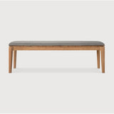 Featuring Bok Mocha Teak Outdoor Bench by Ethnicraft at Amethyst Home. Reminiscent of a goat's curved horns, the Bok collection combines sculptural elegance and contemporary crafting into a graceful and airy form. Taking the quality design of the Bok collection outdoors, the Bok outdoor bench pairs perfectly with the Bok dining table, but also as a standalone outdoor seating opti. Amethyst Home provides interior design, new construction, custom furniture, and area rugs in the Scottsdale metro area
