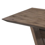 Bonham Dining Table 94" - Grey Rustic Oak Veneer | shipping 12/25/2026