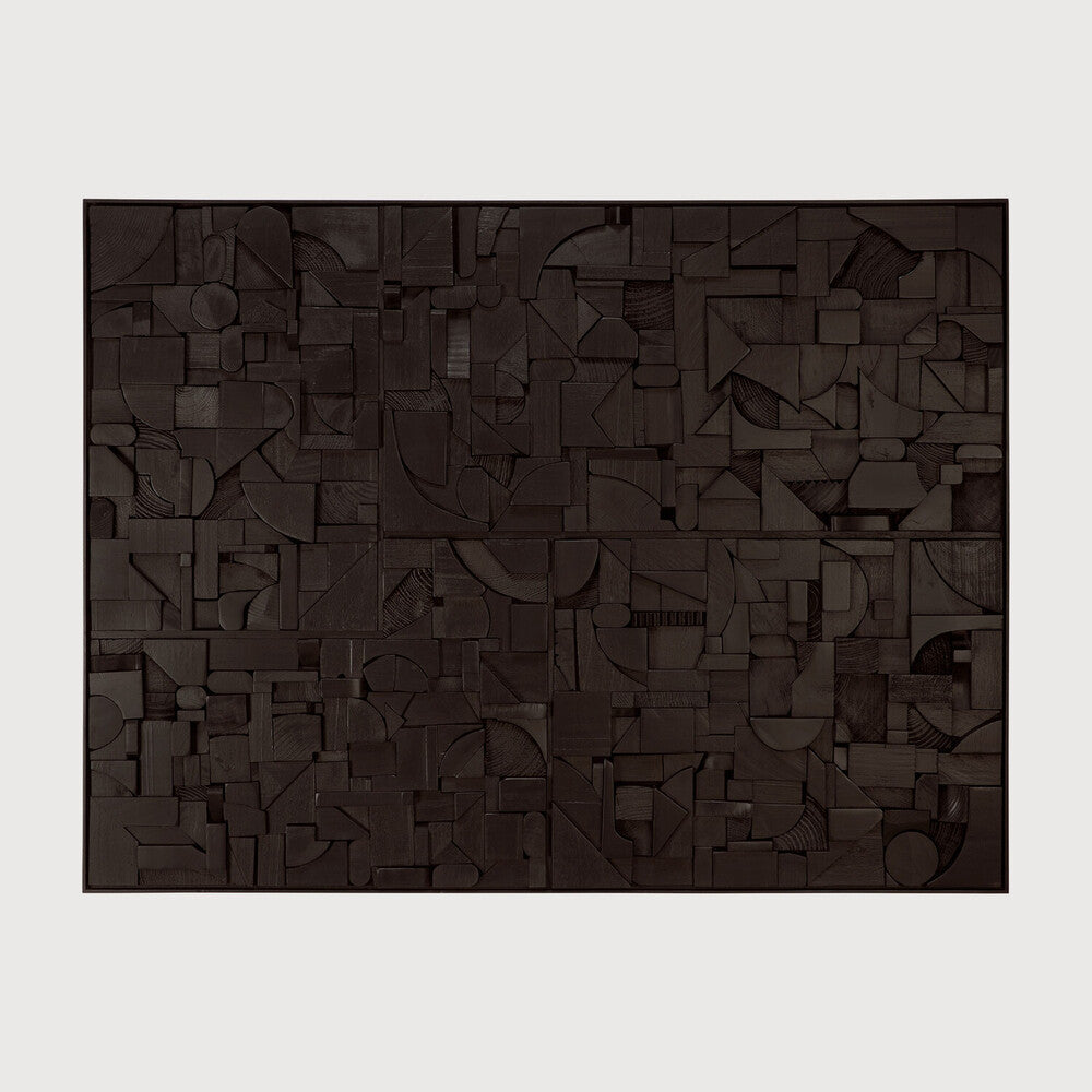 Featuring Bricks Wall Art by Ethnicraft at Amethyst Home. Combining sustainable practices with artwork, Bricks is truly a unique home decor collection. Individually handcrafted, no two pieces are exactly alike. Dimension, depth and intrigue are built within layers of the solid recycled woods and offcuts leftover from production.Collection : BricksFinish : VarnishedMain Material : . Amethyst Home provides interior design, new construction, custom furniture, and area rugs in the Nashville metro area