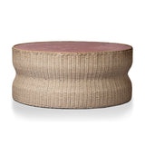 Brixby Outdoor Coffee Table - Desert Marble | shipping 10/25/2026