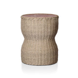 Brixby Outdoor End Table - Desert Marble | shipping 10/15/2026