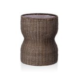 Brixby Outdoor End Table - Merlot Marble | shipping 10/15/2026