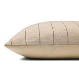 Amber Lewis x Loloi Keisha Natural / Brown Pillow
