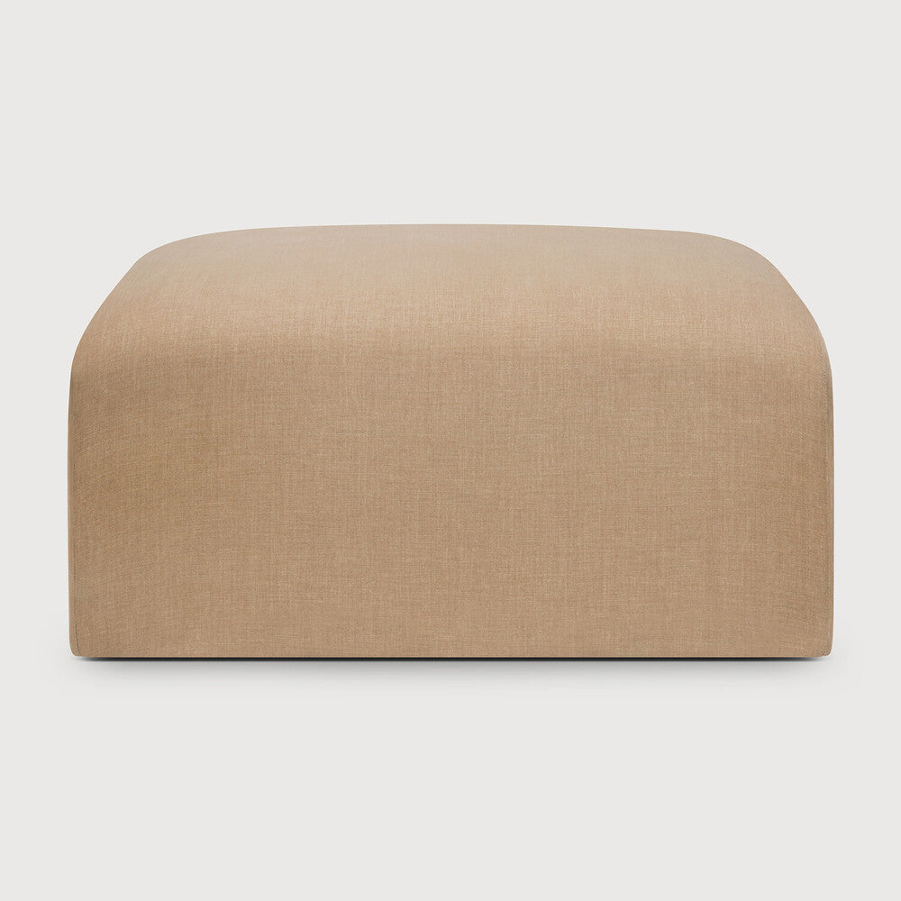 Featuring Bulky Light Sepia Footstool by Ethnicraft at Amethyst Home. The Bulky celebrates simplicity and versatility in one cohesive form. Its mono-volume design, softened by rounded corners and accentuated with subtle stitching details, lends understated elegance to any space. The clean silhouette pairs with luxurious upholstery and thoughtful contours to provide lasting comfor. Amethyst Home provides interior design, new construction, custom furniture, and area rugs in the Des Moines metro area