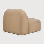 Featuring Bulky Light Sepia Modular Sofa by Ethnicraft at Amethyst Home. The Bulky celebrates simplicity and versatility in one cohesive form. Its mono-volume design, softened by rounded corners and accentuated with subtle stitching details, lends understated elegance to any space. The clean silhouette pairs with luxurious upholstery and thoughtful contours to provide lasting comf. Amethyst Home provides interior design, new construction, custom furniture, and area rugs in the Calabasas metro area