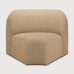 Featuring Bulky Light Sepia Modular Sofa by Ethnicraft at Amethyst Home. The Bulky celebrates simplicity and versatility in one cohesive form. Its mono-volume design, softened by rounded corners and accentuated with subtle stitching details, lends understated elegance to any space. The clean silhouette pairs with luxurious upholstery and thoughtful contours to provide lasting comf. Amethyst Home provides interior design, new construction, custom furniture, and area rugs in the Calabasas metro area