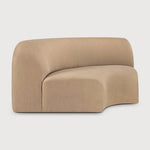 Featuring Bulky Light Sepia Modular Sofa by Ethnicraft at Amethyst Home. The Bulky celebrates simplicity and versatility in one cohesive form. Its mono-volume design, softened by rounded corners and accentuated with subtle stitching details, lends understated elegance to any space. The clean silhouette pairs with luxurious upholstery and thoughtful contours to provide lasting com. Amethyst Home provides interior design, new construction, custom furniture, and area rugs in the Des Moines metro area