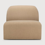Featuring Bulky Light Sepia Modular Sofa by Ethnicraft at Amethyst Home. The Bulky celebrates simplicity and versatility in one cohesive form. Its mono-volume design, softened by rounded corners and accentuated with subtle stitching details, lends understated elegance to any space. The clean silhouette pairs with luxurious upholstery and thoughtful contours to provide lasting c. Amethyst Home provides interior design, new construction, custom furniture, and area rugs in the Laguna Beach metro area