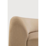 Featuring Bulky Light Sepia Modular Sofa by Ethnicraft at Amethyst Home. The Bulky celebrates simplicity and versatility in one cohesive form. Its mono-volume design, softened by rounded corners and accentuated with subtle stitching details, lends understated elegance to any space. The clean silhouette pairs with luxurious upholstery and thoughtful contours to provide lasting c. Amethyst Home provides interior design, new construction, custom furniture, and area rugs in the Laguna Beach metro area