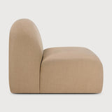 Featuring Bulky Light Sepia Modular Sofa by Ethnicraft at Amethyst Home. The Bulky celebrates simplicity and versatility in one cohesive form. Its mono-volume design, softened by rounded corners and accentuated with subtle stitching details, lends understated elegance to any space. The clean silhouette pairs with luxurious upholstery and thoughtful contours to provide lasting co. Amethyst Home provides interior design, new construction, custom furniture, and area rugs in the Los Angeles metro area