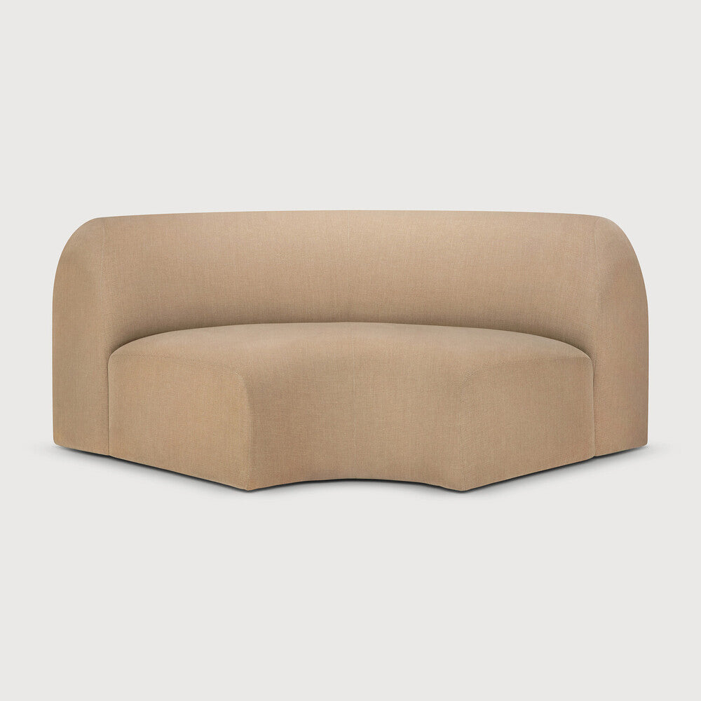 Featuring Bulky Light Sepia Modular Sofa by Ethnicraft at Amethyst Home. The Bulky celebrates simplicity and versatility in one cohesive form. Its mono-volume design, softened by rounded corners and accentuated with subtle stitching details, lends understated elegance to any space. The clean silhouette pairs with luxurious upholstery and thoughtful contours to provide lasting comf. Amethyst Home provides interior design, new construction, custom furniture, and area rugs in the Park City metro area
