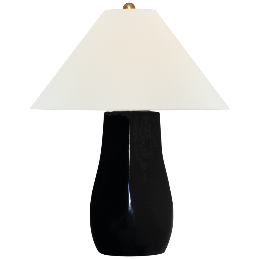 Cabazon 25" Raven Black Table Lamp
