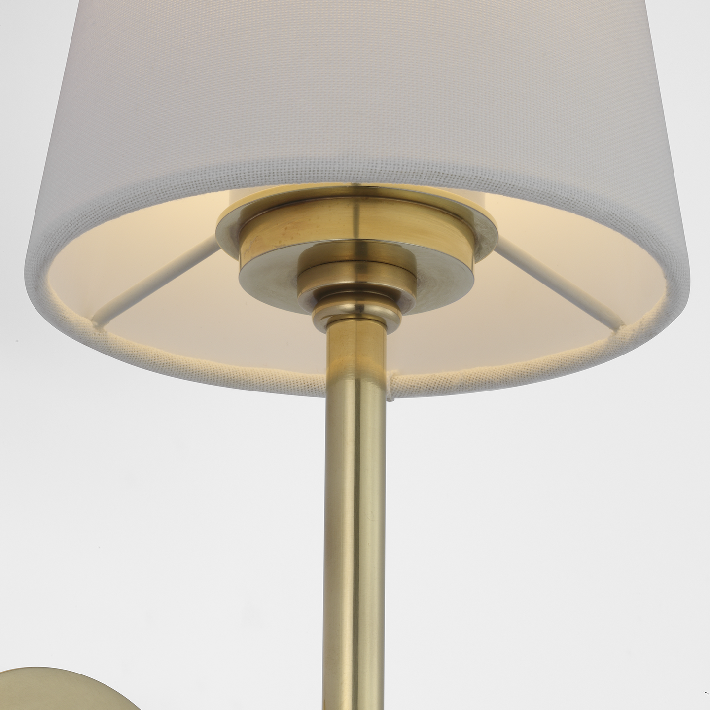 Featuring Camille 20" Cordless Sconce Hand-Rubbed Antique Brass by Visual Comfort at Amethyst Home. Camille 20" Cordless Sconce in Hand-Rubbed Antique Brass with Linen Shade
Overall Dimensions: 5.5" L x 5.5" W x 19.5" HWeight : 2 lbs.. Amethyst Home provides interior design, new construction, custom furniture, and area rugs in the Alpharetta metro area