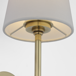 Featuring Camille 20" Cordless Sconce Hand-Rubbed Antique Brass by Visual Comfort at Amethyst Home. Camille 20" Cordless Sconce in Hand-Rubbed Antique Brass with Linen Shade
Overall Dimensions: 5.5" L x 5.5" W x 19.5" HWeight : 2 lbs.. Amethyst Home provides interior design, new construction, custom furniture, and area rugs in the Alpharetta metro area