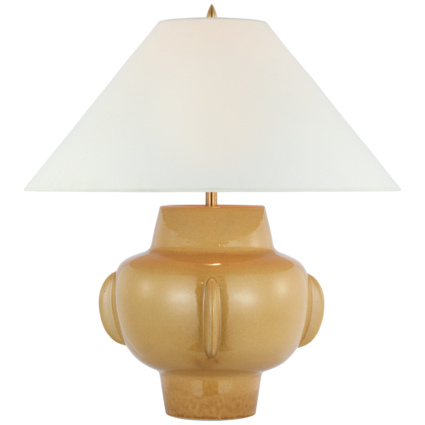 Featuring Cap-Ferrat 26" Table Lamp Light Honey by Visual Comfort at Amethyst Home. Illuminate your surroundings with the luxurious Cap-Ferrat Table Lamp. Crafted with a beautiful light honey finish, this elegant lamp exudes sophistication and style. Its sleek and timeless design will add a touch of class to any room. Experience the warm glow and ambiance it brings to your hom. Amethyst Home provides interior design, new construction, custom furniture, and area rugs in the Newport Beach metro area