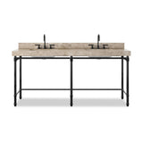 Cassia Double Washstand-72" - Textured Dark Bronze | shipping 10/25/2026