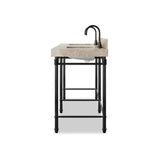 Cassia Double Washstand-72" - Textured Dark Bronze | shipping 10/25/2026