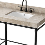 Cassia Double Washstand-72" - Textured Dark Bronze | shipping 10/25/2026