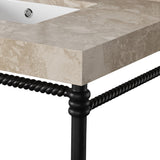 Cassia Double Washstand-72" - Textured Dark Bronze | shipping 10/25/2026