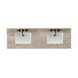 Cassia Double Washstand-72" - Textured Dark Bronze | shipping 10/25/2026
