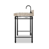 Cassia Washstand-40" - Textured Dark Bronze | shipping 10/25/2026