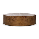 Caya Large Coffee Table - Caramel Burl | shipping 10/10/2026